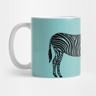 Zebra - I'm Alive! - environmental animal design Mug